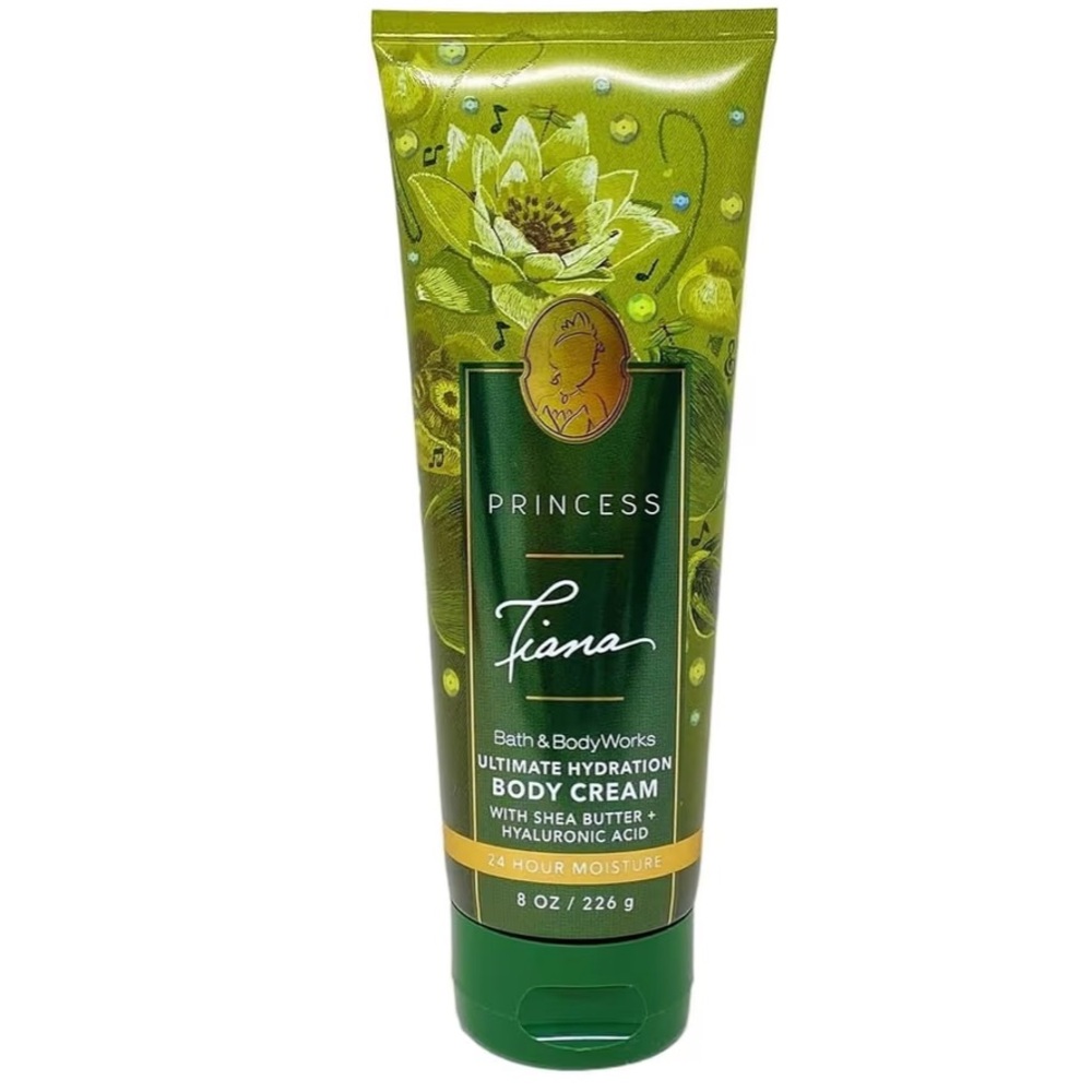 Limited Edition Bath & Body Works Disney Princess Tiana Body Cream 💚🐸✨